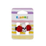 Skull & Roses Hair Clip